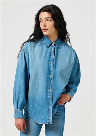 Wrangler - Cool Girl Bluse - Natural Whiskers